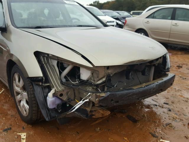 1HGCP36868A004813 - 2008 HONDA ACCORD EXL GOLD photo 9