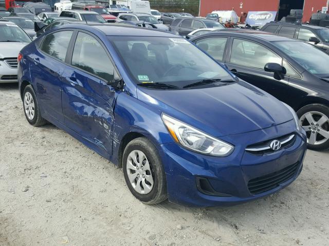 KMHCT4AE5FU806869 - 2015 HYUNDAI ACCENT GLS BLUE photo 1