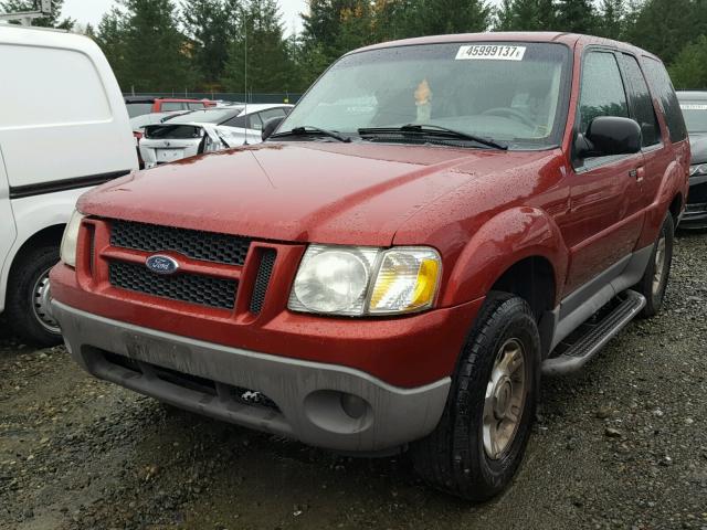 1FMYU60E83UB04301 - 2003 FORD EXPLORER S RED photo 2