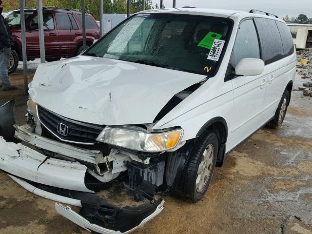 5FNRL18653B100887 - 2003 HONDA ODYSSEY EX WHITE photo 2