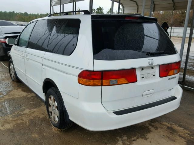 5FNRL18653B100887 - 2003 HONDA ODYSSEY EX WHITE photo 3