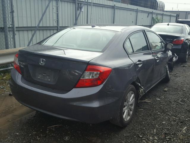 2HGFB2F92CH531823 - 2012 HONDA CIVIC EXL 灰色 照片 4