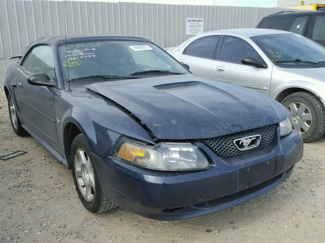1FAFP44431F250797 - 2001 FORD MUSTANG BLUE photo 1