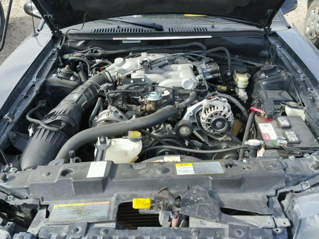 1FAFP44431F250797 - 2001 FORD MUSTANG BLUE photo 7