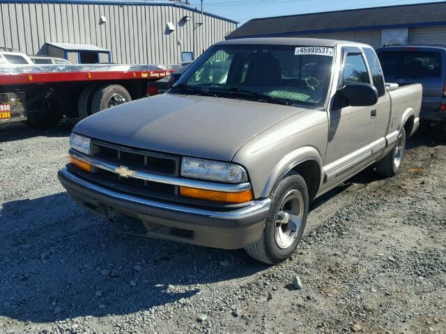 1GCCS19W9Y8221856 - 2000 CHEVROLET S TRUCK S1 TAN photo 2