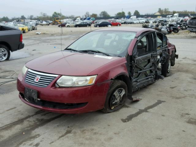 1G8AG52F95Z152399 - 2005 SATURN ION LEVEL MAROON photo 2