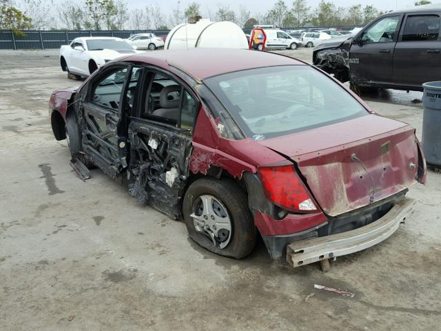1G8AG52F95Z152399 - 2005 SATURN ION LEVEL MAROON photo 3