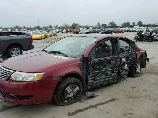 1G8AG52F95Z152399 - 2005 SATURN ION LEVEL MAROON photo 9