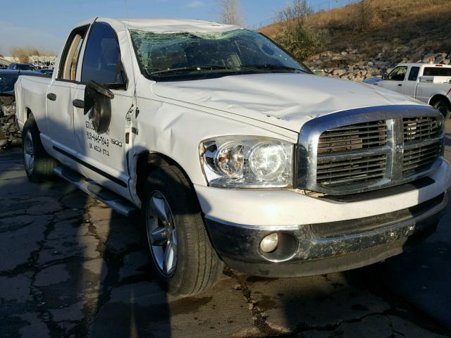 1D7HA18267S238855 - 2007 DODGE RAM 1500 S WHITE photo 1