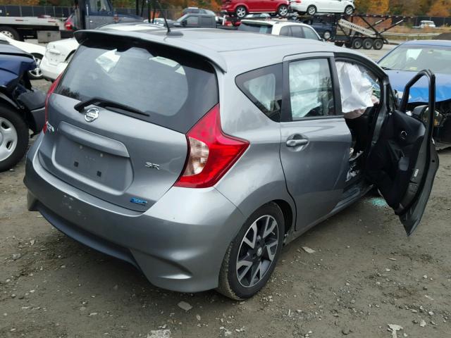 3N1CE2CP7FL436605 - 2015 NISSAN VERSA NOTE GRAY photo 4