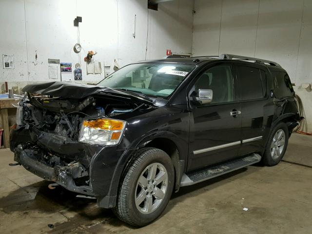 5N1AA0NEXDN606240 - 2013 NISSAN ARMADA PLA BLACK photo 2