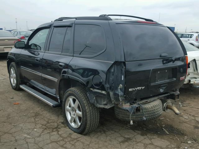 1GKDT13S872251458 - 2007 GMC ENVOY BLACK photo 3