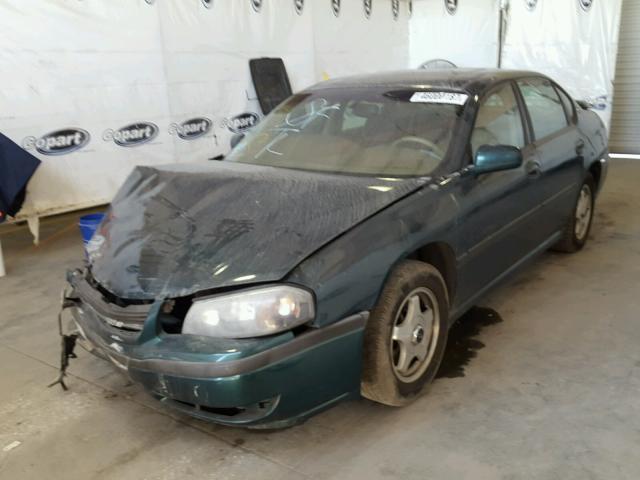 2G1WH55K1Y9115047 - 2000 CHEVROLET IMPALA LS GREEN photo 2