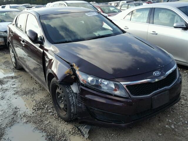 KNAGM4A78B5072301 - 2011 KIA OPTIMA PURPLE photo 1