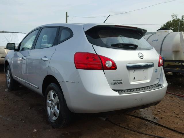 JN8AS5MV8DW124543 - 2013 NISSAN ROGUE SILVER photo 3