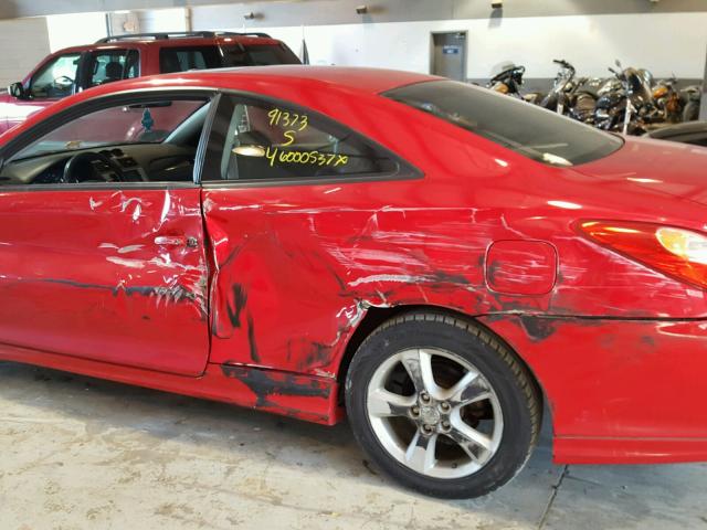 4T1CA38P46U083524 - 2006 TOYOTA CAMRY SOLA RED photo 9