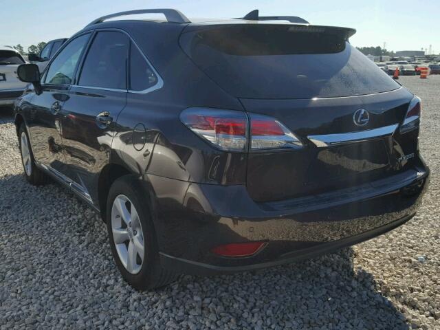 2T2BK1BA9EC247685 - 2014 LEXUS RX 350 BURGUNDY photo 3