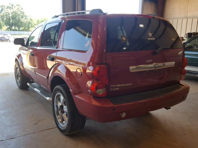 1D8HB58P47F536566 - 2007 DODGE DURANGO LI RED photo 3