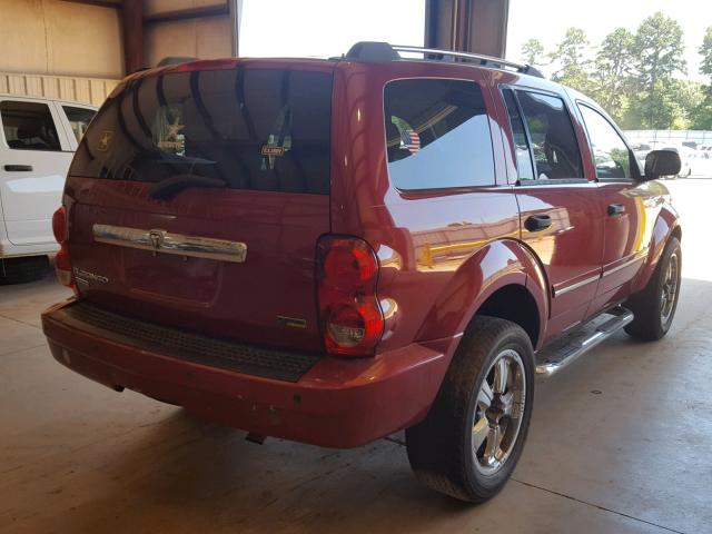 1D8HB58P47F536566 - 2007 DODGE DURANGO LI RED photo 4