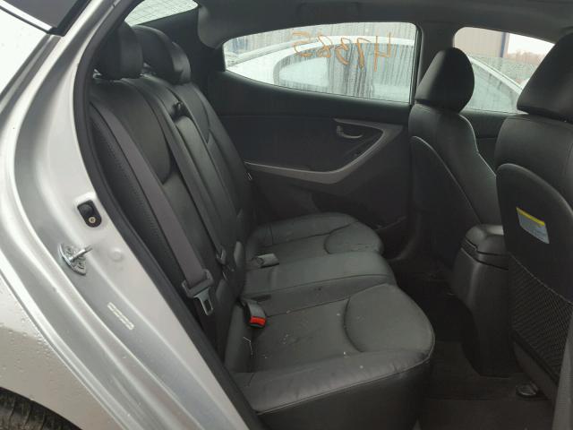 KMHDH4AHXFU382301 - 2015 HYUNDAI ELANTRA SE SILVER photo 6