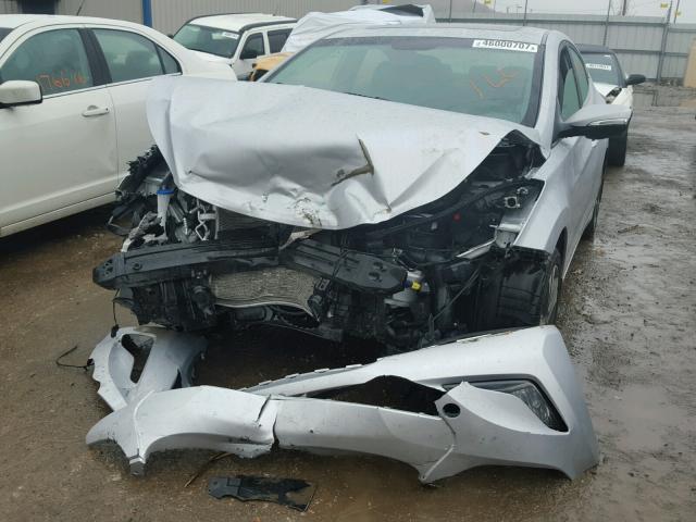 KMHDH4AHXFU382301 - 2015 HYUNDAI ELANTRA SE SILVER photo 9