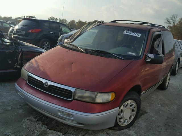 4M2DV1112VDJ35460 - 1997 MERCURY VILLAGER MAROON photo 2