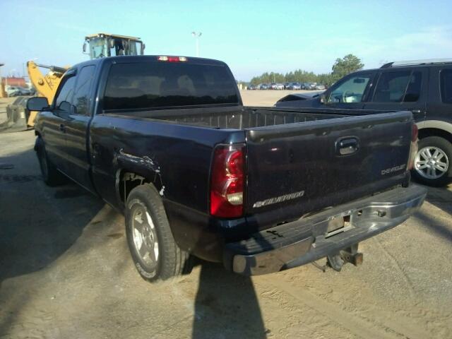 2GCEC19T651122373 - 2005 CHEVROLET SILVERADO BLUE photo 3