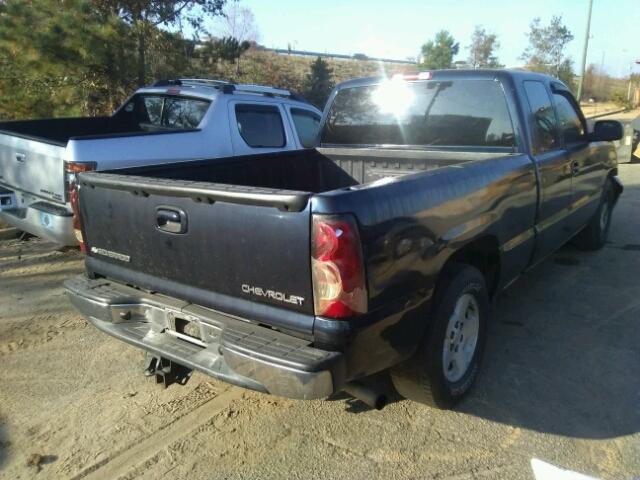 2GCEC19T651122373 - 2005 CHEVROLET SILVERADO BLUE photo 4