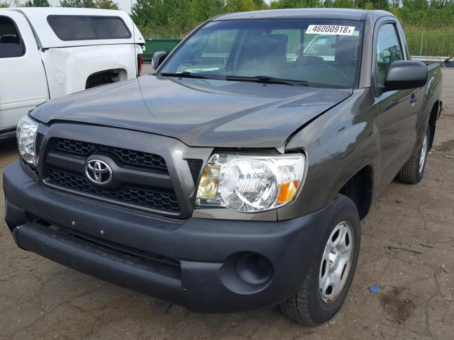 5TFNX4CN2BX003167 - 2011 TOYOTA TACOMA GREEN photo 2