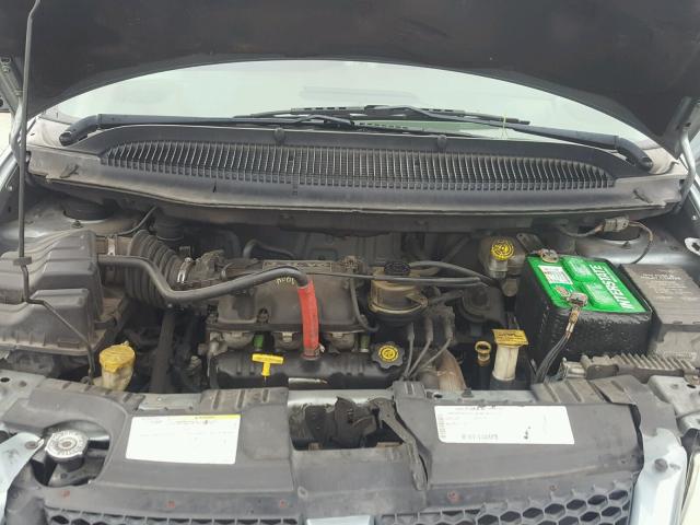 1D4GP25393B204753 - 2003 DODGE CARAVAN SE BLUE photo 7