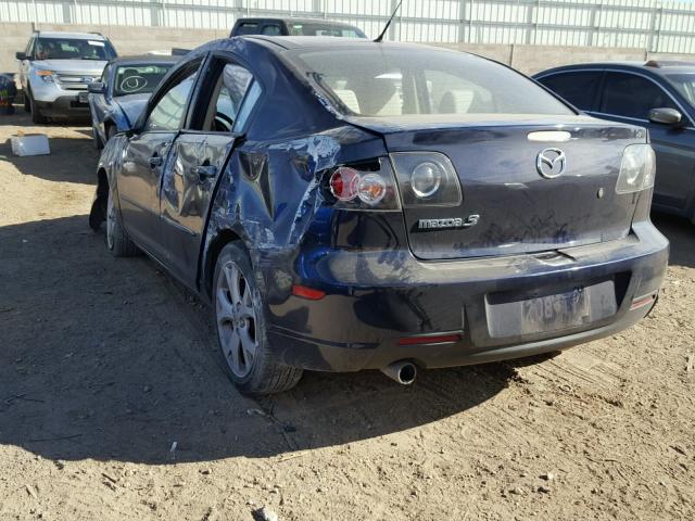 JM1BK32F991214627 - 2009 MAZDA 3 I BLUE photo 3