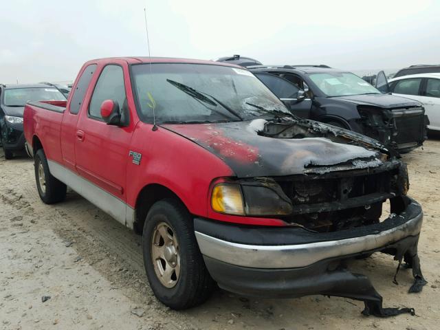 1FTRX17W52KA28581 - 2002 FORD F150 RED photo 1