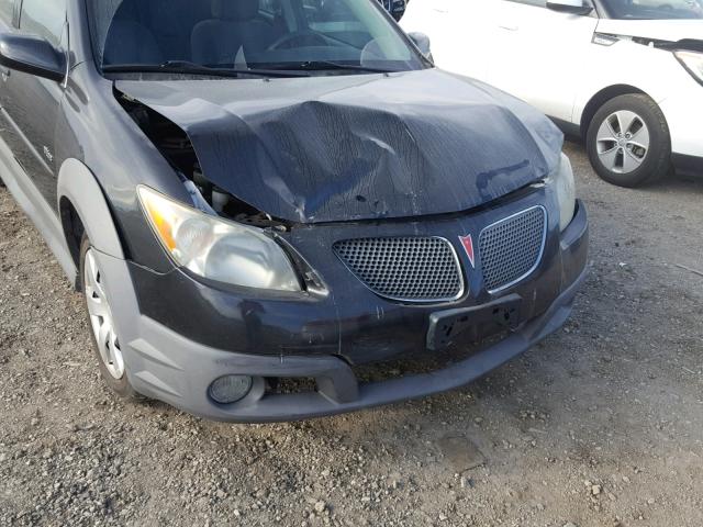 5Y2SL63885Z437283 - 2005 PONTIAC VIBE BLACK photo 9