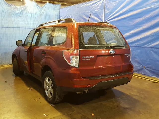 JF2SHABC1DH417117 - 2013 SUBARU FORESTER 2 RED photo 3