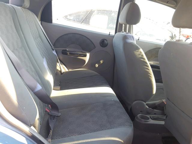 KL1TD52685B367702 - 2005 CHEVROLET AVEO BASE Կապույտ լուսանկար 6
