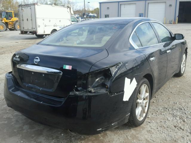 1N4AA5AP5BC860686 - 2011 NISSAN MAXIMA S BLACK photo 4