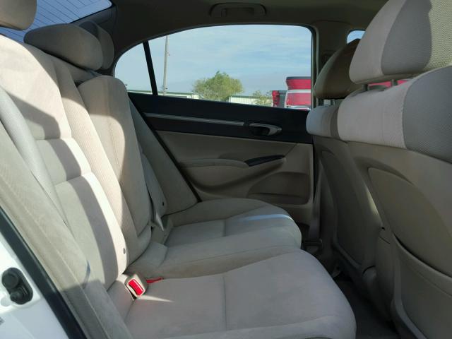 1HGFA16899L021467 - 2009 HONDA CIVIC EX Ağ foto 6
