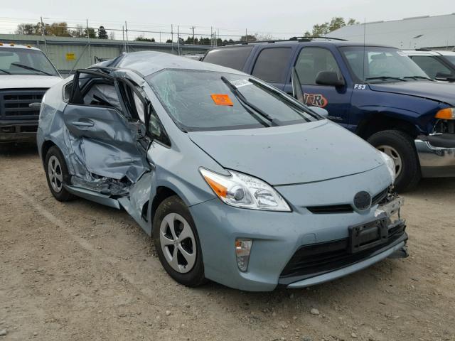 JTDKN3DU4D5658566 - 2013 TOYOTA PRIUS BLUE photo 1