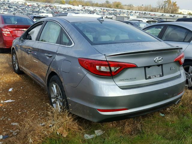 5NPE24AF1GH298176 - 2016 HYUNDAI SONATA SE GRAY photo 3