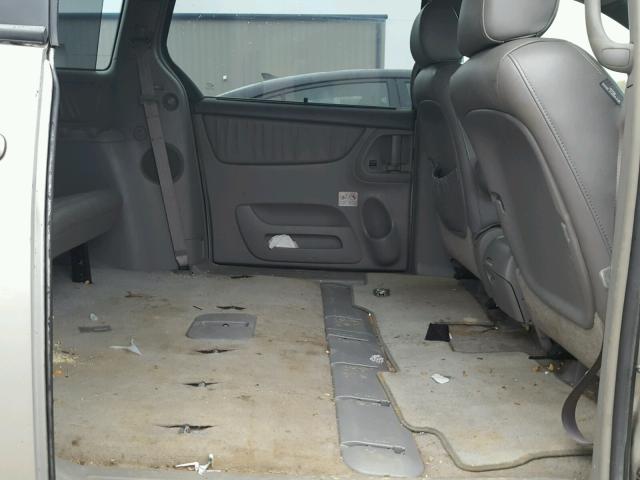 5TDZK22C27S085953 - 2007 TOYOTA SIENNA XLE SILVER photo 6