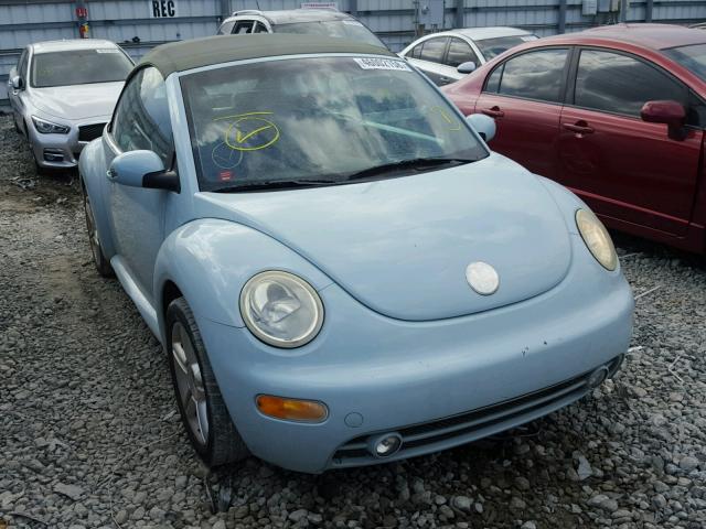 3VWCD31Y94M349990 - 2004 VOLKSWAGEN NEW BEETLE 青色 照片 1