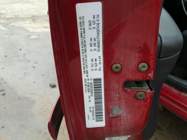 1B3ES56C93D260135 - 2003 DODGE NEON SXT RED photo 10