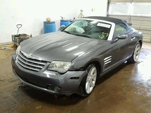 1C3AN65L95X054590 - 2005 CHRYSLER CROSSFIRE GRAY photo 2