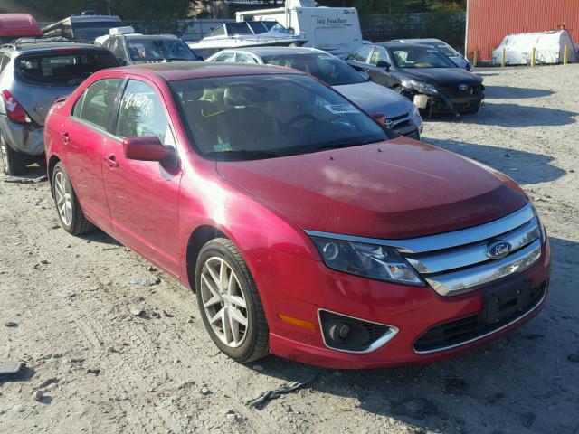 3FAHP0JG4CR159995 - 2012 FORD FUSION SEL RED photo 1