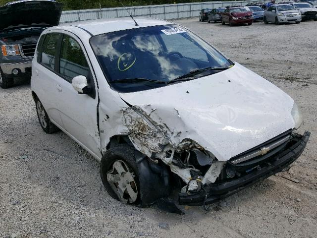 KL1TD66677B687919 - 2007 CHEVROLET AVEO BASE Ақ фото 9