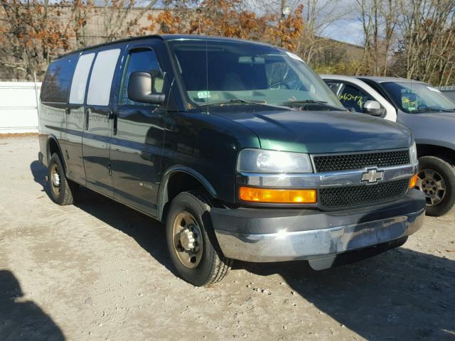 1GCGG25V661169467 - 2006 CHEVROLET EXPRESS G2 GREEN photo 1