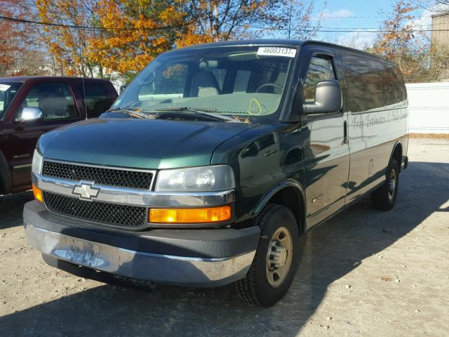 1GCGG25V661169467 - 2006 CHEVROLET EXPRESS G2 GREEN photo 2