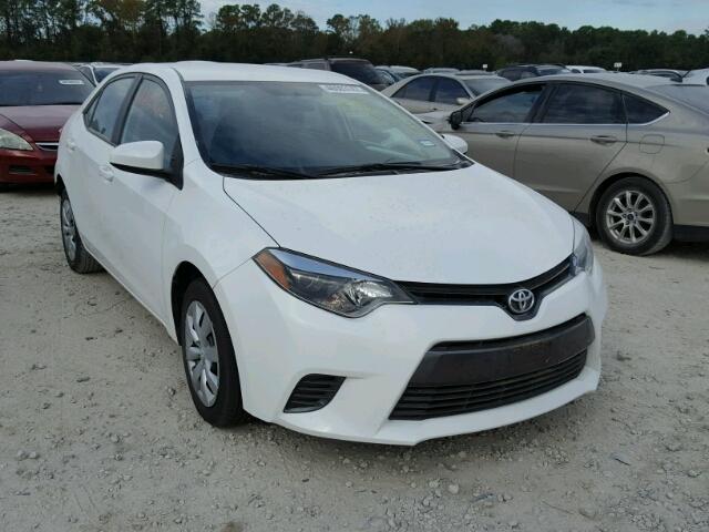 2T1BURHE0GC643577 - 2016 TOYOTA COROLLA L WHITE photo 1