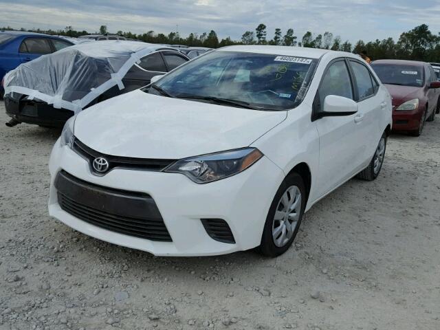 2T1BURHE0GC643577 - 2016 TOYOTA COROLLA L WHITE photo 2