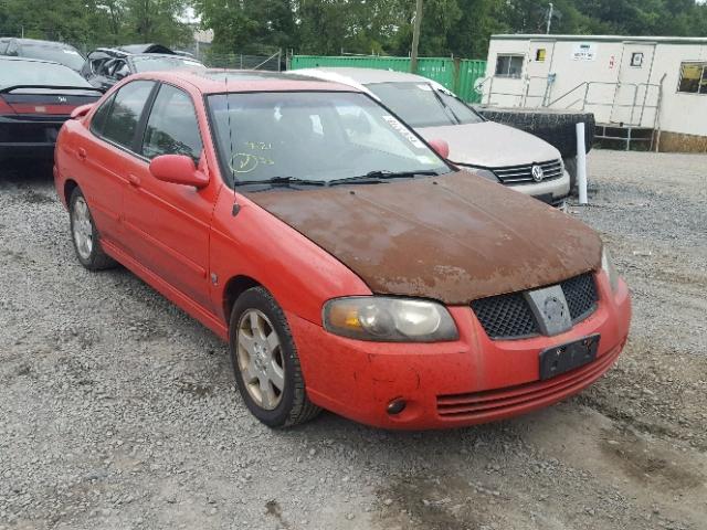 3N1AB51D84L730246 - 2004 NISSAN SENTRA SE- RED photo 1